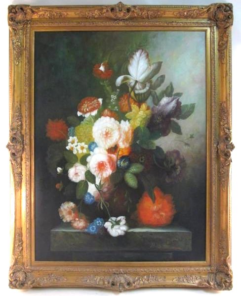 PAUL DIBERT OIL ON CANVAS STILL LIFE PAINTING (1 of 9)