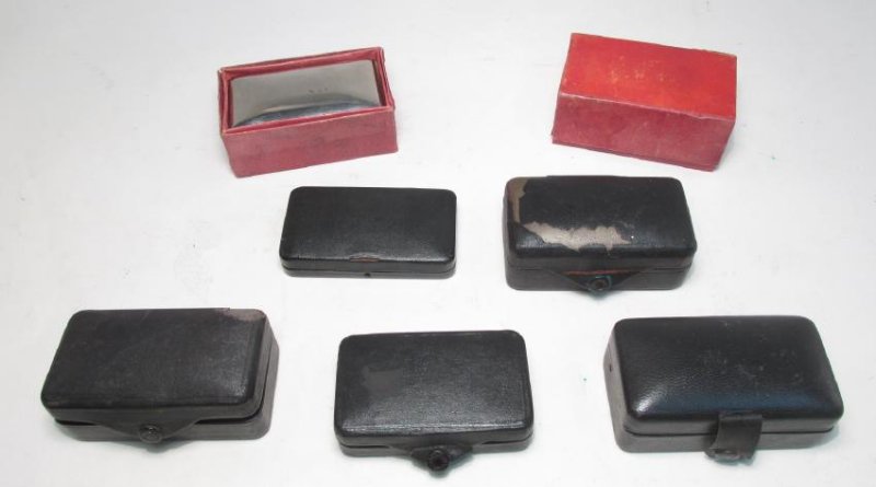 SIX VINTAGE LESLIE SINGLE EDGE SAFETY RAZORS (1 of 9)