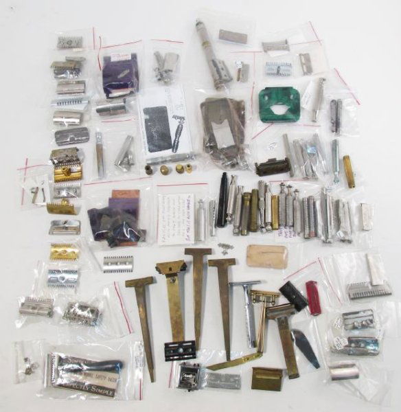 VINTAGE SAFETY RAZOR PARTS & PIECES: GILLETTE, GEM (1 of 10)