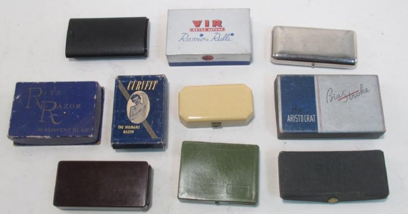 TEN VINTAGE SAFETY RAZORS: KOP. STAR, PIHL, ETC. (1 of 10)
