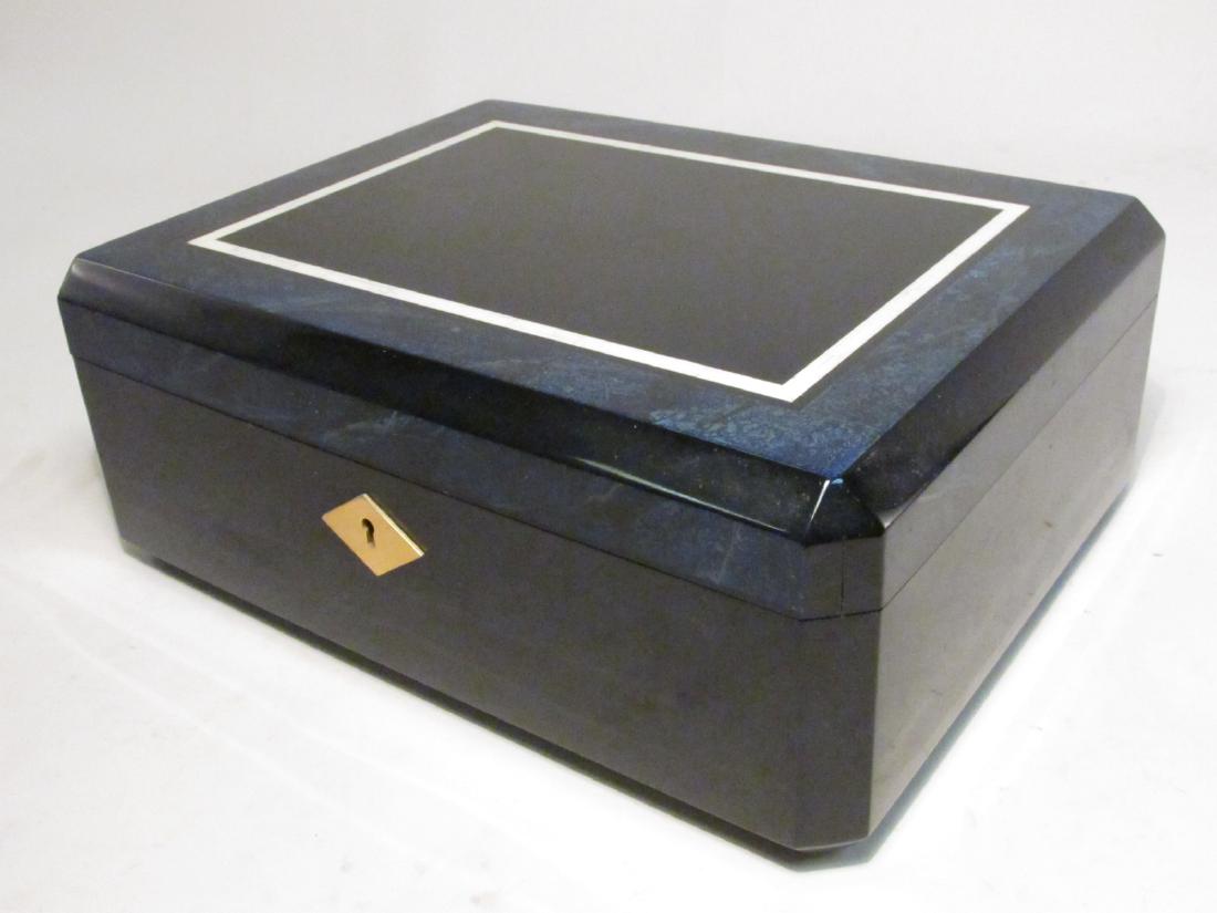 PARISIAN CUSTOM MADE LACQUER JEWELRY BOX (1 of 5)