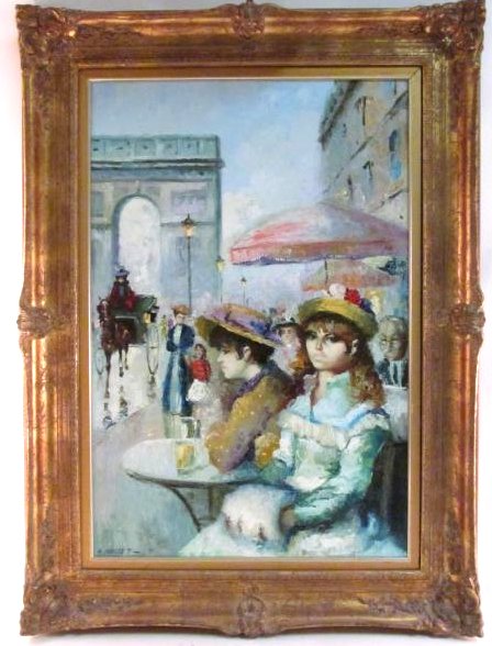 ANDRE MASSET OIL ON CANVAS PAINTING (1 of 7)