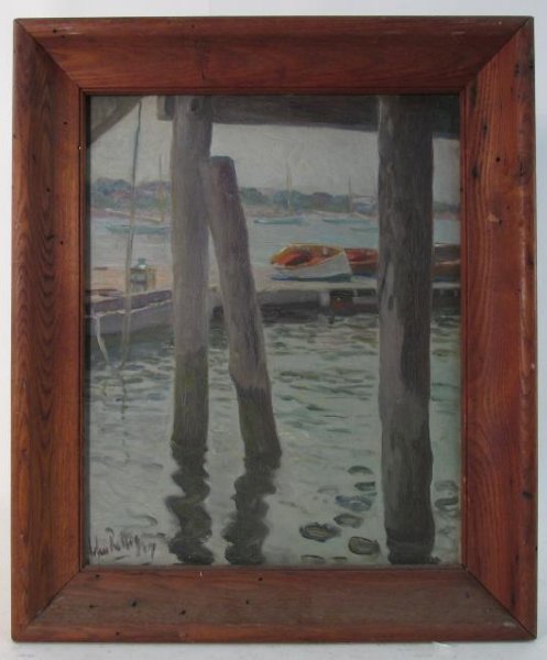 JOHN RETTIG NAUTICAL OIL ON PANEL PAINTING (1 of 7)