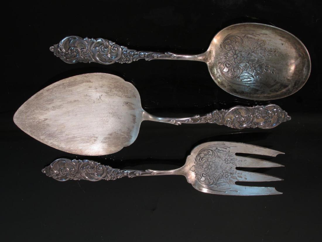 THREE PIECES AMSTON STERLING SILVER FLATWARE (1 of 6)