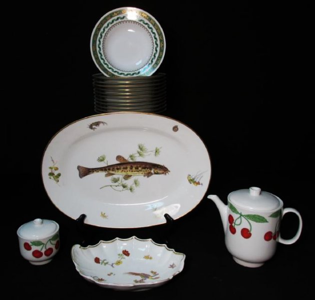 ASSORTED RICHARD GINORI PORCELAIN DINNERWARE 18PCS (1 of 7)