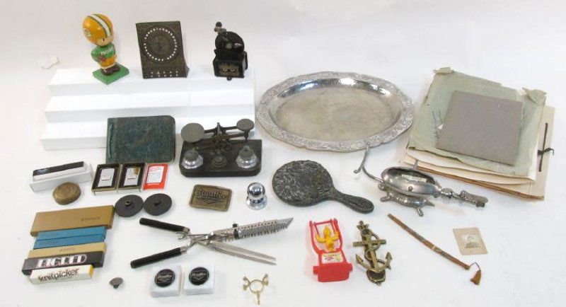 ESTATE LOT: COLLECTIBLES, ADVERTISING ETC. (1 of 18)
