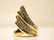 LADIES 14K YELLOW GOLD DIAMOND COCKTAIL RING 6.4G - 2