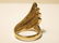 LADIES 14K YELLOW GOLD DIAMOND COCKTAIL RING 6.4G - 3