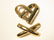 THREE LADIES 14K YELLOW GOLD BROOCHES - 2