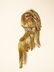 THREE LADIES 14K YELLOW GOLD BROOCHES - 4