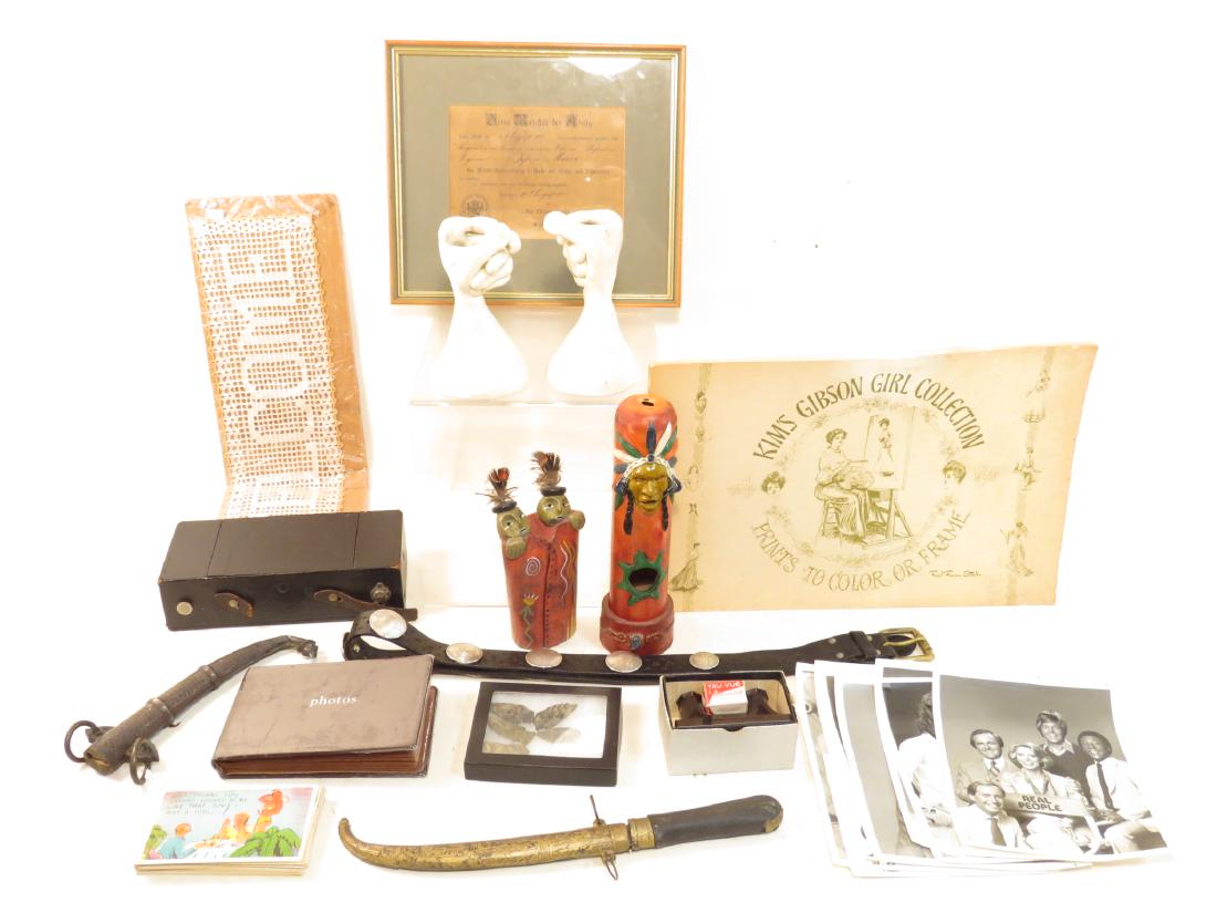 MIXED ESTATE LOT: DAGGER, PHOTOS, DOCUMENTS ETC. (1 of 20)