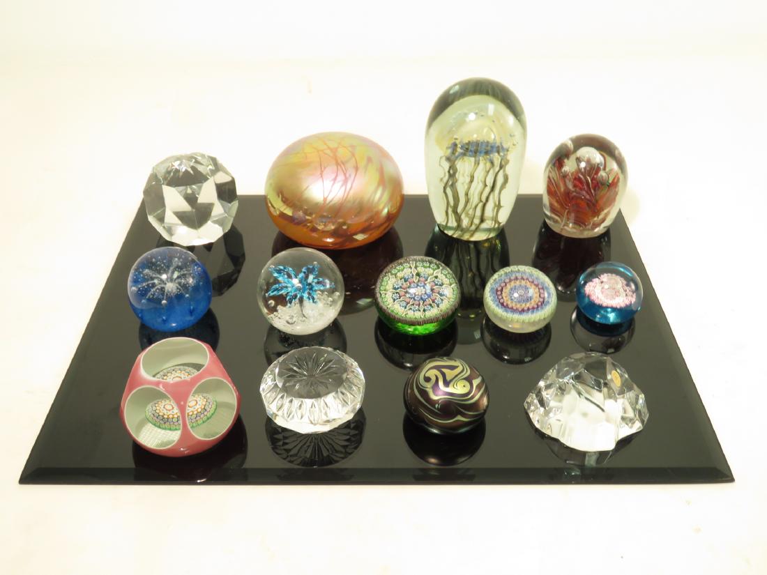 ART GLASS PAPERWEIGHTS CAITHNESS, LOTTON, LEVAY 13 (1 of 9)