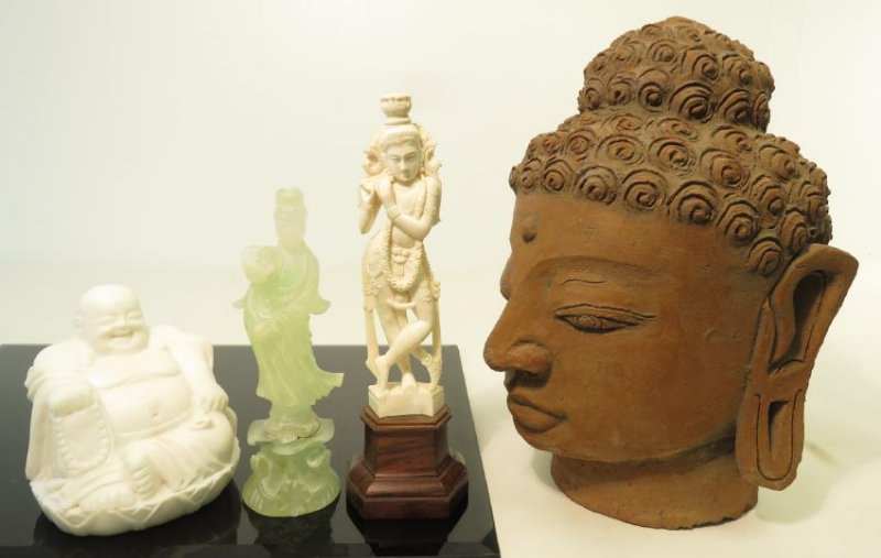 LOT ASSORTED DEITY FIGURINES / STATUES (1 of 11)