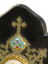 ANTIQUE ITALIAN SLATE & CHAMPLEVE HOLY WATER FONT - 3