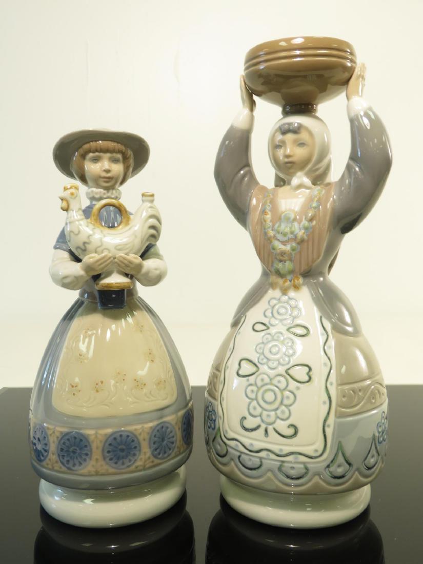 TWO LLADRO SPANISH PORCELAIN FIGURINES