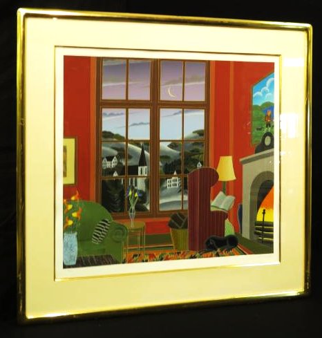 HAND SIGNED MCKNIGHT SILKSCREEN SERIGRAPH (1 of 9)