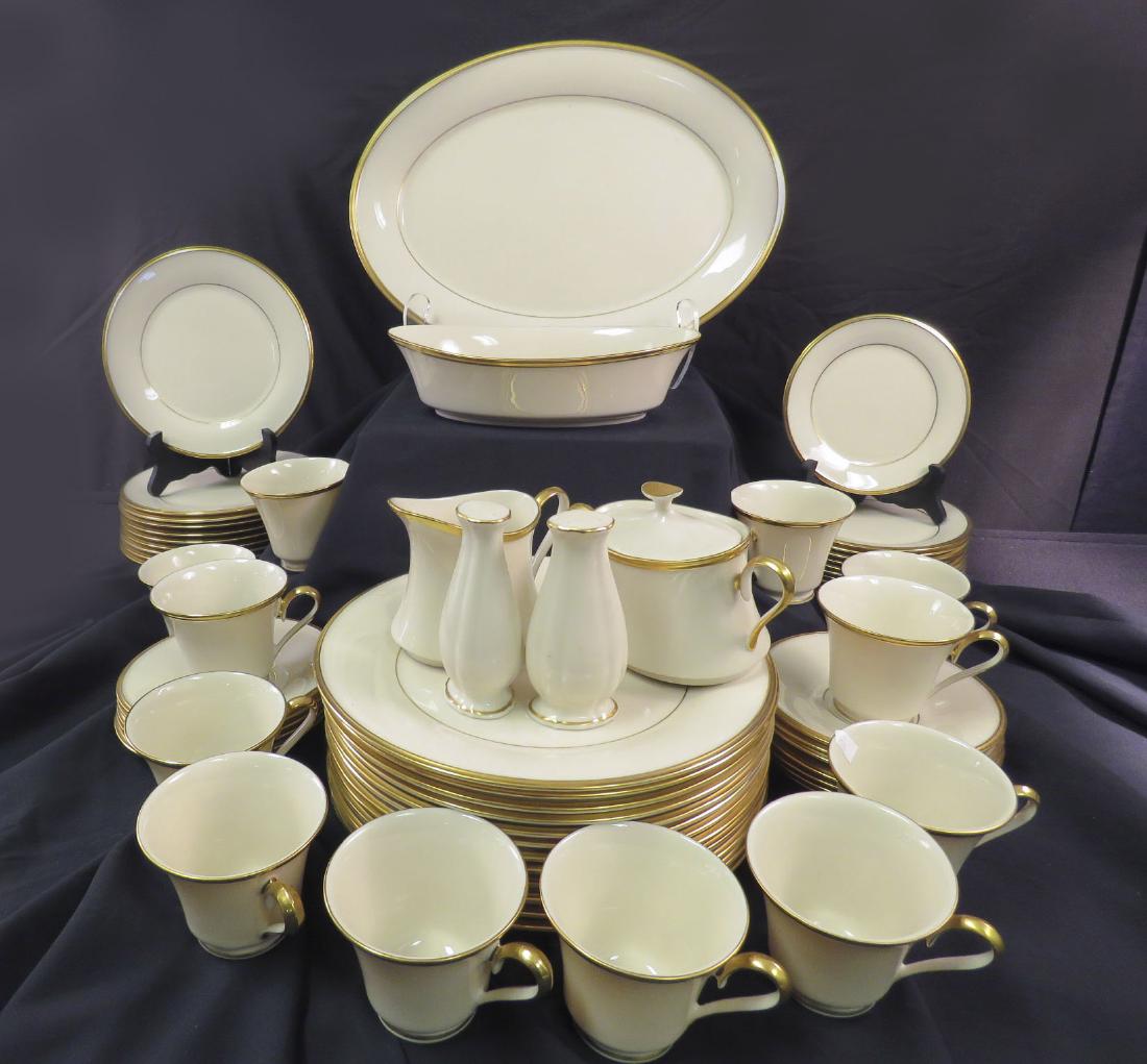 LENOX CHINA DINNER SERVICE FOR 12: ETERNAL (1 of 7)