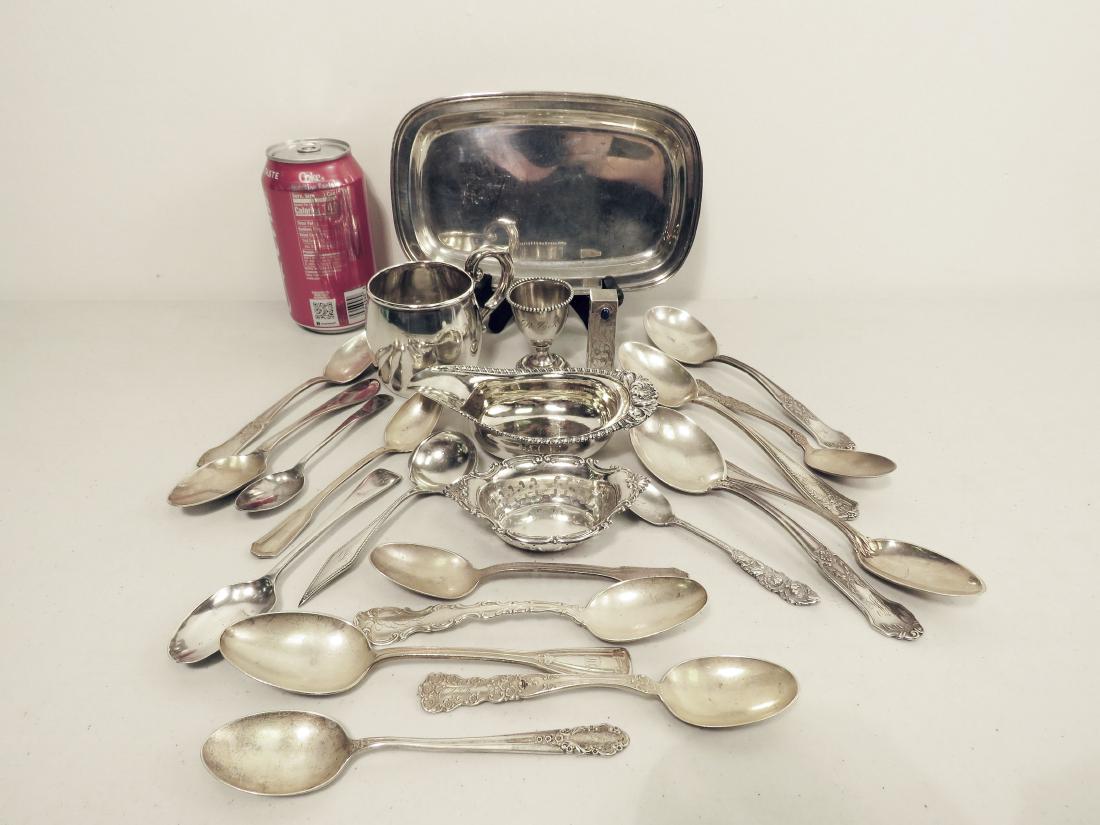ASSORTED STERLING SILVER TABLEWARES (1 of 6)