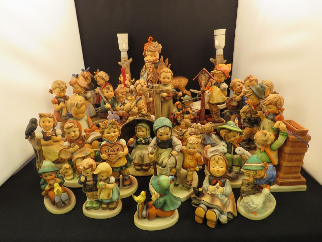 THIRTY HUMMEL GERMAN PORCELAIN FIGURINES (1 of 7)