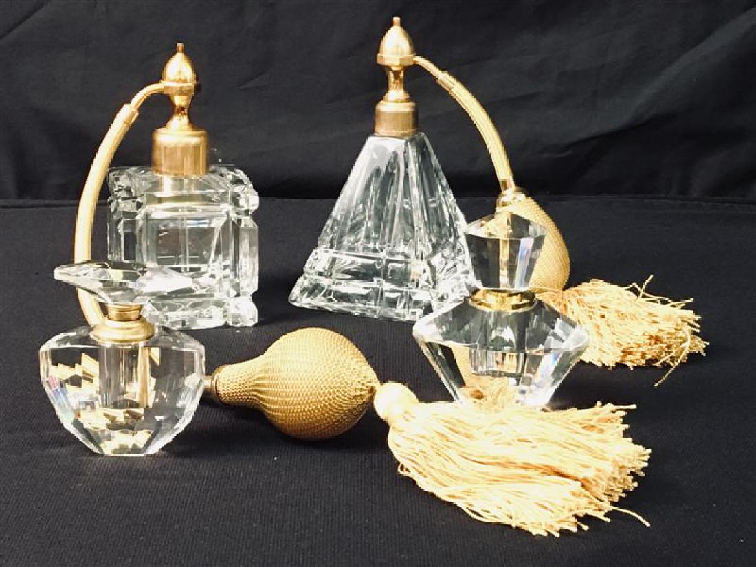 2 MARCEL FRANCK CRYSTAL ATOMIZERS & 2 CRYSTAL PERF (1 of 6)