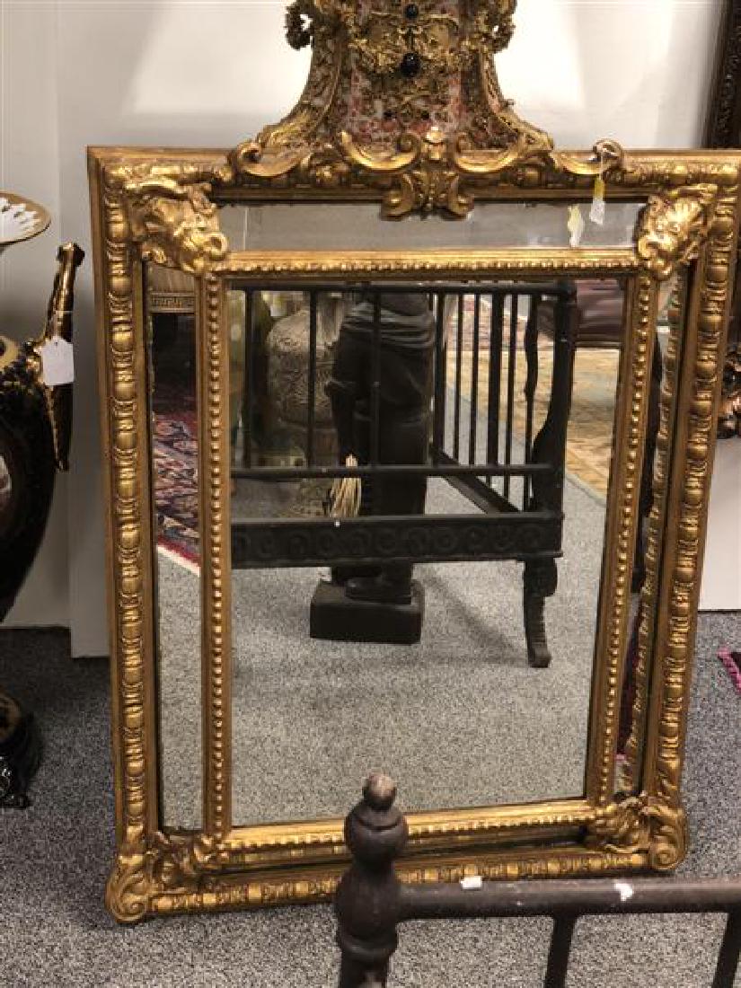 ROCOCCO STYLE WOOD CARVED WALL MIRROR (1 of 4)