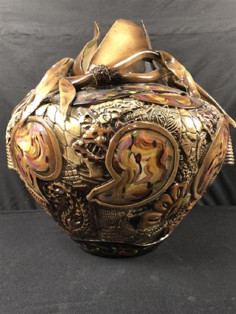 CONTEMPORARY ART POTTERY VASE/POT (1 of 6)