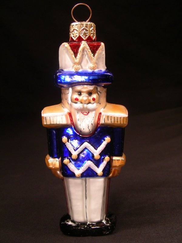 CHRISTOPHER RADKO ORNAMENT SOLDIER RED WHITE BLUE