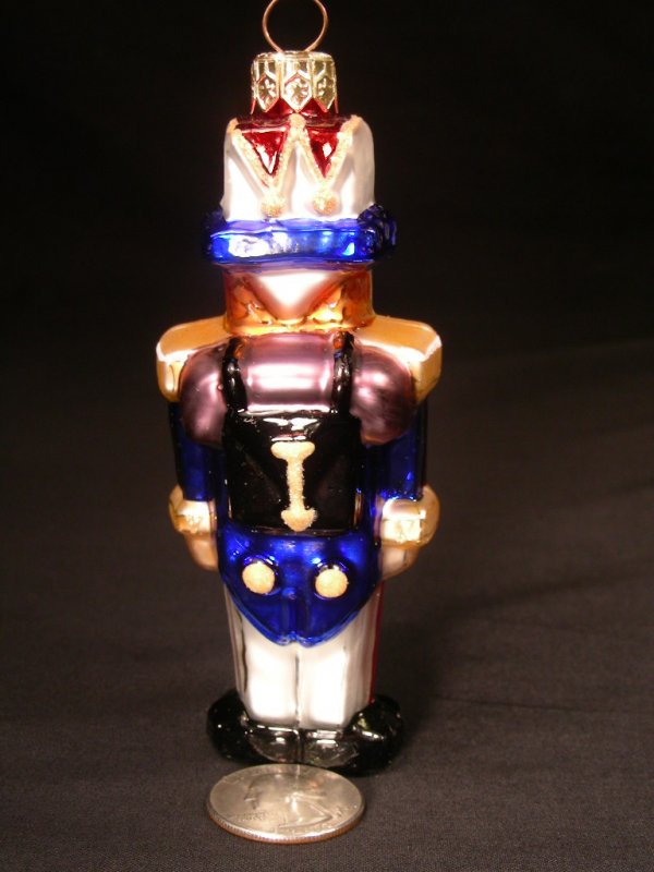 CHRISTOPHER RADKO ORNAMENT SOLDIER RED WHITE BLUE - 3