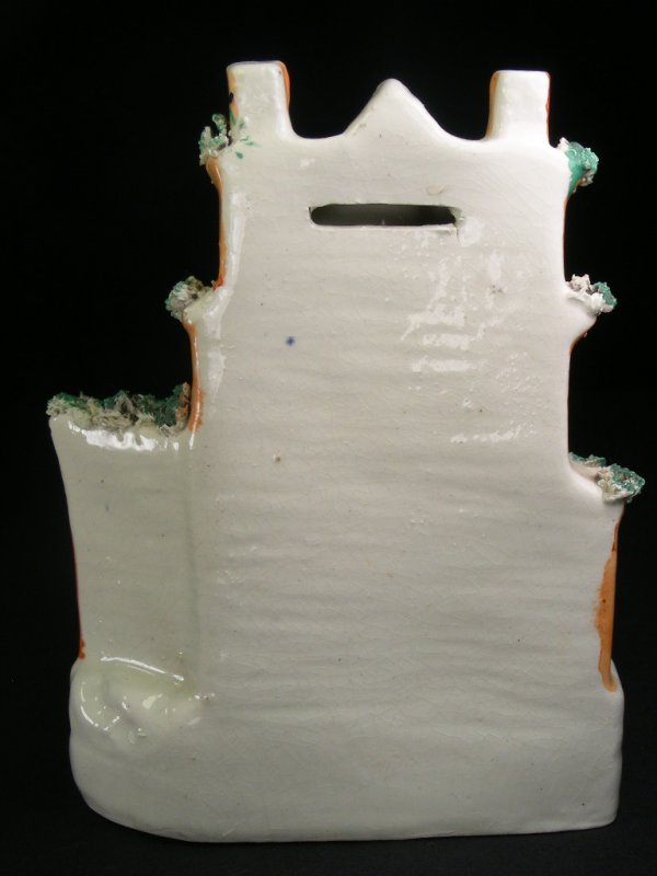 STAFFORDSHIRE COIN BANK MONEY BOX HOUSE - 3