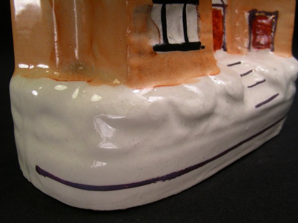 STAFFORDSHIRE COIN BANK MONEY BOX HOUSE - 4