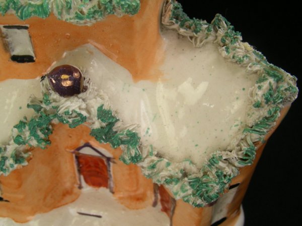 STAFFORDSHIRE COIN BANK MONEY BOX HOUSE - 7