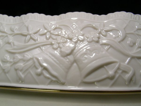 LARGE LENOX PORCELAIN PHOTO FRAME FLORAL - 4