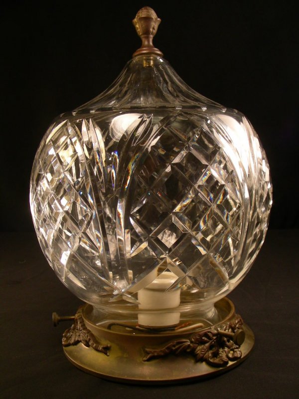 WATERFORD CEILING FIXTURE W/ ANTIQUE BRASS FINISH 