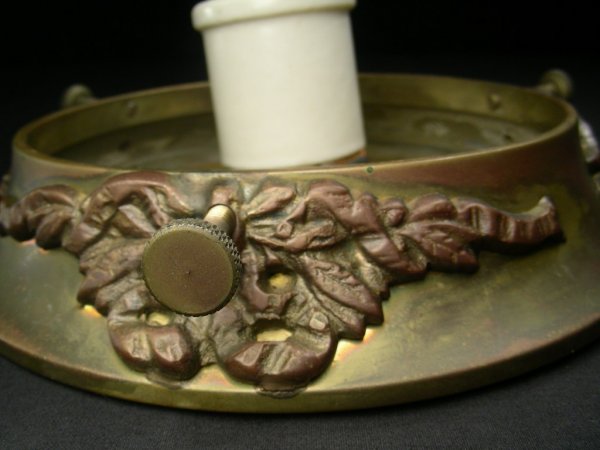 WATERFORD CEILING FIXTURE W/ ANTIQUE BRASS FINISH  - 3