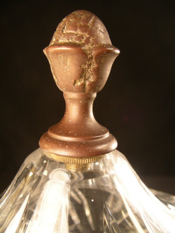 WATERFORD CEILING FIXTURE W/ ANTIQUE BRASS FINISH  - 8