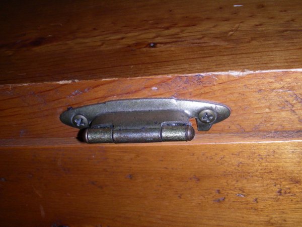 VINTAGE PRIMITIVE PINE DRY SINK W/ TWO DOORS - 4
