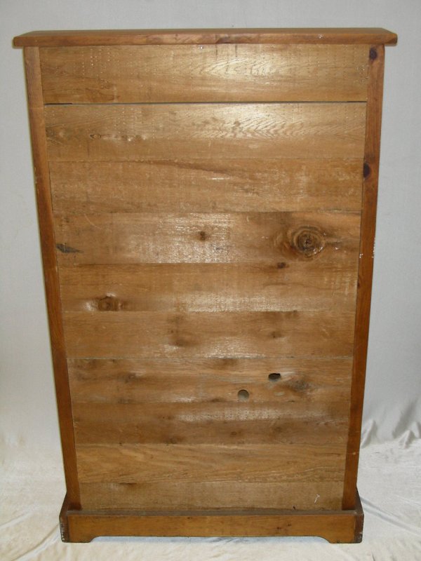 VINTAGE PRIMITIVE PINE DRY SINK W/ TWO DOORS - 8
