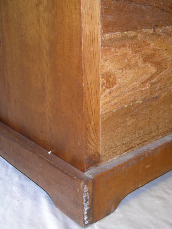 VINTAGE PRIMITIVE PINE DRY SINK W/ TWO DOORS - 9
