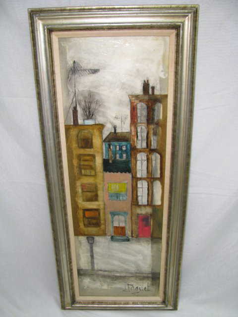 868: OIL ON CANVAS PAINTING SIGNED J FAQUET