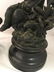 PAIR ANTIQUE CAST WHITE METAL PUTTI SCULTPURES - 10