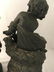 PAIR ANTIQUE CAST WHITE METAL PUTTI SCULTPURES - 6