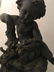 PAIR ANTIQUE CAST WHITE METAL PUTTI SCULTPURES - 7