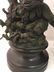 PAIR ANTIQUE CAST WHITE METAL PUTTI SCULTPURES - 8