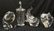 STEUBEN CRYSTAL ANIMALS, ETC. 4 PIECES