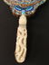 19TH C CHINESE ENAMELED COPPER & JADE MIRROR - 6