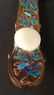 19TH C CHINESE ENAMELED COPPER & JADE MIRROR - 9