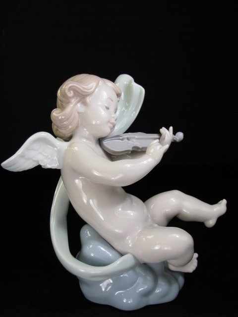 LLADRO FIGURINE ANGELIC MUSIC 6838 RETIRED - 5