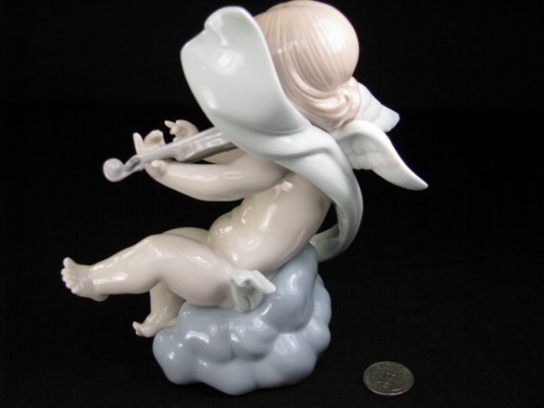 LLADRO FIGURINE ANGELIC MUSIC 6838 RETIRED - 7