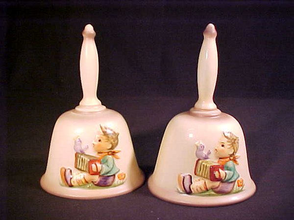 TWO HUMMEL PORCELAIN BELLS BELL 1978