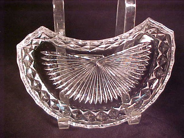 VAL ST LAMBERT CRYSTAL BONE DISHES 6 pc - 2